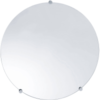 Round mirror, , Smoothed edges Glass, Ø 500 mm