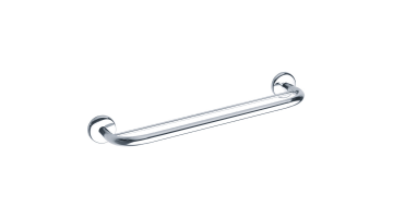 LOFT - Double towel rail, 650 mm, Chrome and nickel-plated Brass