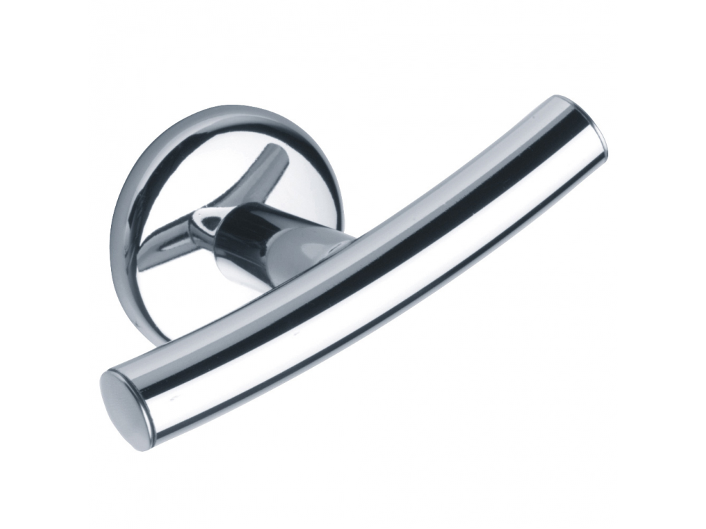 LOFT - Double robe hook, Chrome and nickel-plated Brass