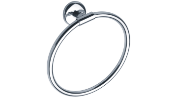 LOFT - Towel ring, 215 mm, Chrome and nickel-plated Brass