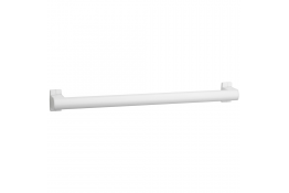 ARSIS straight grab bar, 400 mm, White Epoxy-coated Aluminium