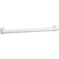 ARSIS straight grab bar, 500 mm, White Epoxy-coated Aluminium