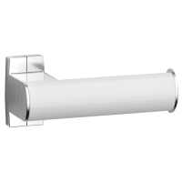 ARSIS - Toiletrolhouder, Aluminium Wit & Chroom mat