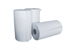Hand towel paper, 200 mm, White Cotton, Ø 180 mm