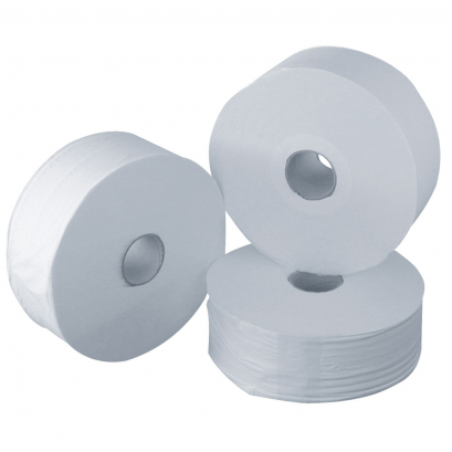 Toilet paper roll, 200 mètres, White Cotton, Ø 190 mm