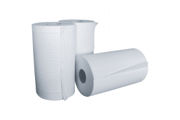 Papieren handdoekjes, 200 mm, Watpapier, , Wit, Ø 110/125 mm