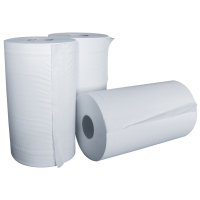 Hand towel paper, 200 mm, White Cotton, Ø 110/125 mm