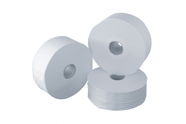 Toilet paper roll, 500 m, White Crepe, Ø 260 mm