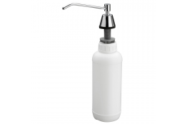 Fitted liquid soap dispenser, , Chrome-plated Brass
