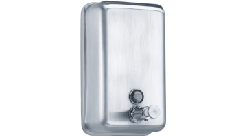 850 ml Liquid soap dispenser, Brushed Stainless steel