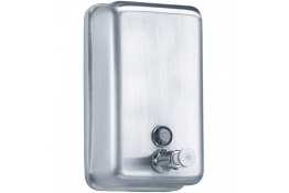 850 ml Liquid soap dispenser, Brushed Stainless steel