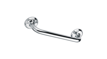 Straight grab bar, 300 mm, Chrome and nickel-plated Brass, tube Ø 25 mm 