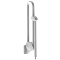 Adjustable support prop for ARSIS® hinged bar, White Epoxy-coated Aluminium