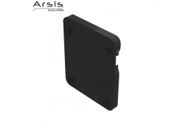 Plate adaptor for rail, anthracite grey