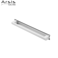 Removable grab bar 443 mm, anodised white