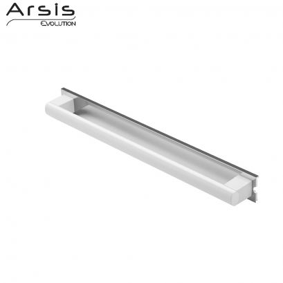 Removable grab bar 552 mm, anodised white