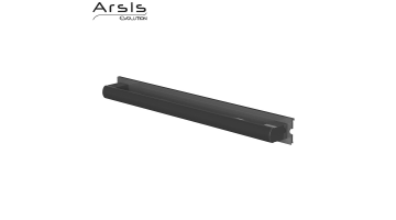 Removable grab bar 552 mm, anodised anthracite grey