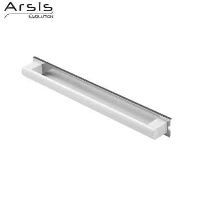 Removable grab bar 662 mm, anodised white