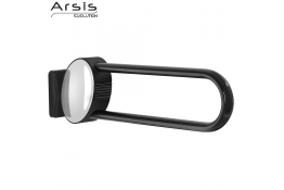 Opklapbare steungreep Arsis, 600 mm, Antracietgrijs Epoxy Aluminium tube 38 x 25 mm