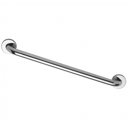 Straight grab bar, 600 mm, Bright polished stainless steel, tube Ø 32 mm