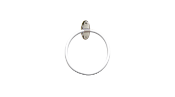 Towel ring, White Epoxy-coated Steel, Ø 220 mm