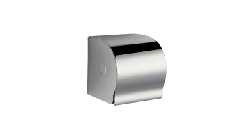 CLASSIQUE - Distributeur papier WC Inox, avec couvercle et serrure