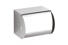 Distributeur de papier WC avec couvercle inox