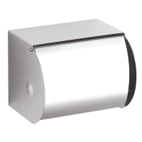 CLASSIQUE - Distributeur papier WC Inox, avec couvercle