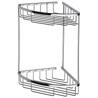 Soap basket, 85 x 125 mm, Chrome and nickel-plated Brass