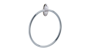 Towel ring, Chrome-plated Steel, Ø 220 mm