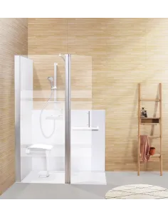 Fixed Wall Angle Configuration 1200 x 800 mm L1200 mm