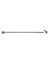 Straight curtain door with 2 sliding bases