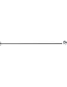 Straight curtain door with 2 sliding bases