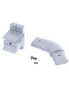 Support de liaison 135° avec fixation murale