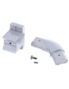 135° connection bracket with wall mount