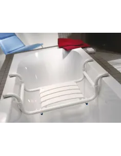 Adjustable bathtub seat 2