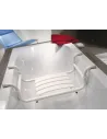 Siège de baignoire réglable