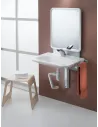 Support lavabo réglable à vérin