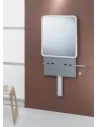 Support lavabo réglable à vérin