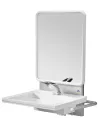 Support lavabo réglable à vérin