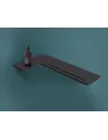 ALUR L-shaped shower shelf
