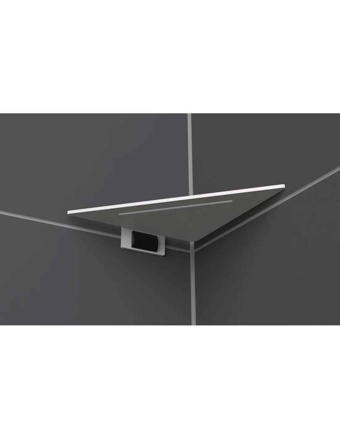 ALUR corner shower shelf
