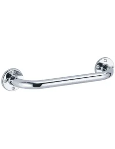 Barre droite fixations apparentes - Hypéco Laiton chromé