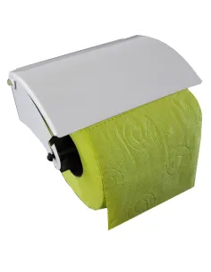 Toilet paper dispenser with CLASSIC steel cover 2