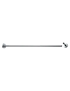 Porte-rideaux droit 2 embases coulissantes 2