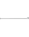 Straight curtain door with 2 sliding bases