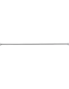 Extendable straight curtain holder with 2 bases