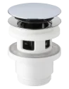 Bonde vasque Clic Clac en ABS blanc | PELLET