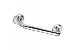 Straight grab bar, 400 mm, Chrome and nickel-plated Brass, tube Ø 25 mm 