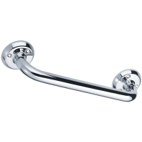 Straight grab bar, 600 mm, Chrome and nickel-plated Brass, tube Ø 25 mm 